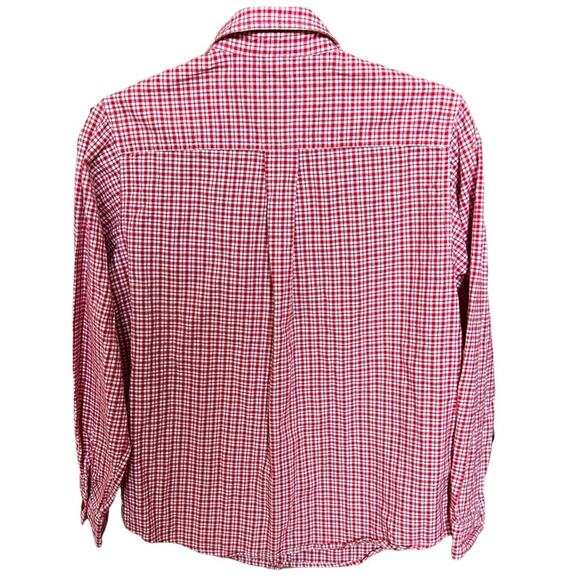 Westbound Plaid Button Down Long Sleeve Shirt With Christmas Embroidery Size M - Picture 2 of 7